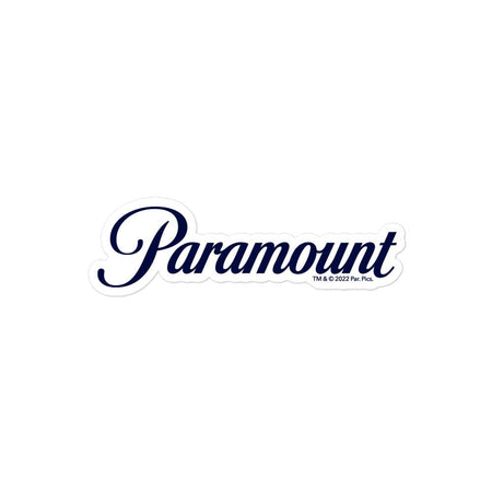 Paramount Script Die Cut Sticker - Paramount Shop