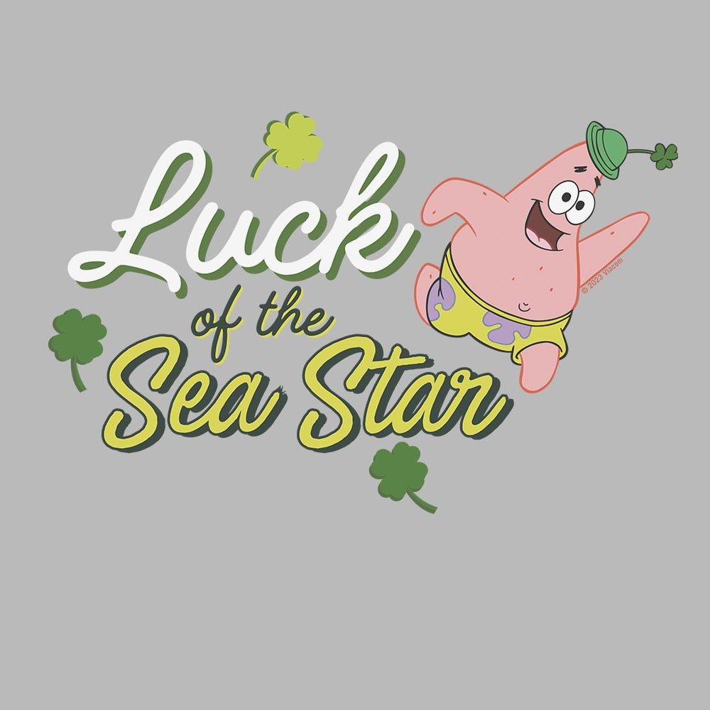 Patrick Star Luck Of The Sea Star Youth Hooded Sweatshirt - Paramount Shop