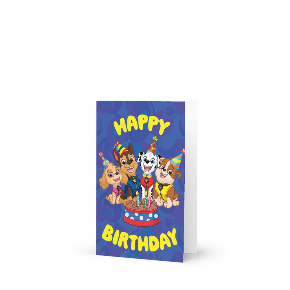 Paw Patrol Birthday Greeting Card - Paramount Shop