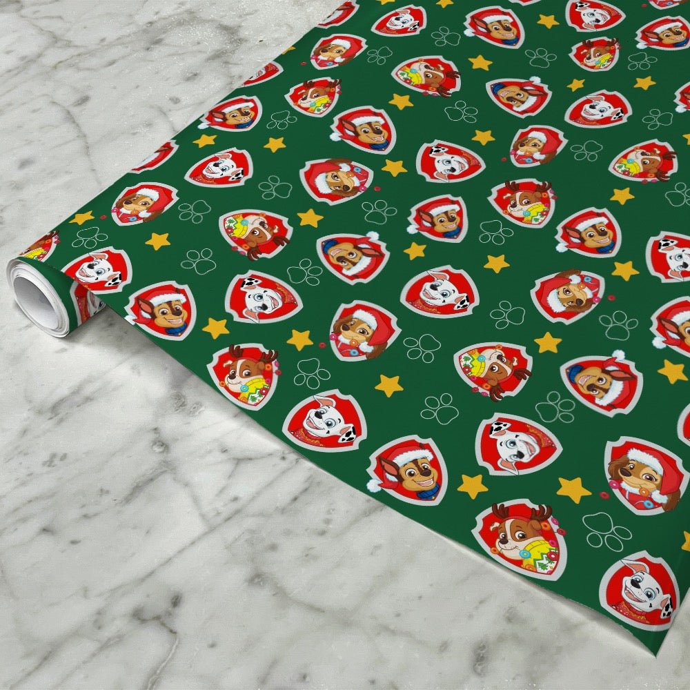 Paw Patrol Christmas Wrapping Paper - Paramount Shop