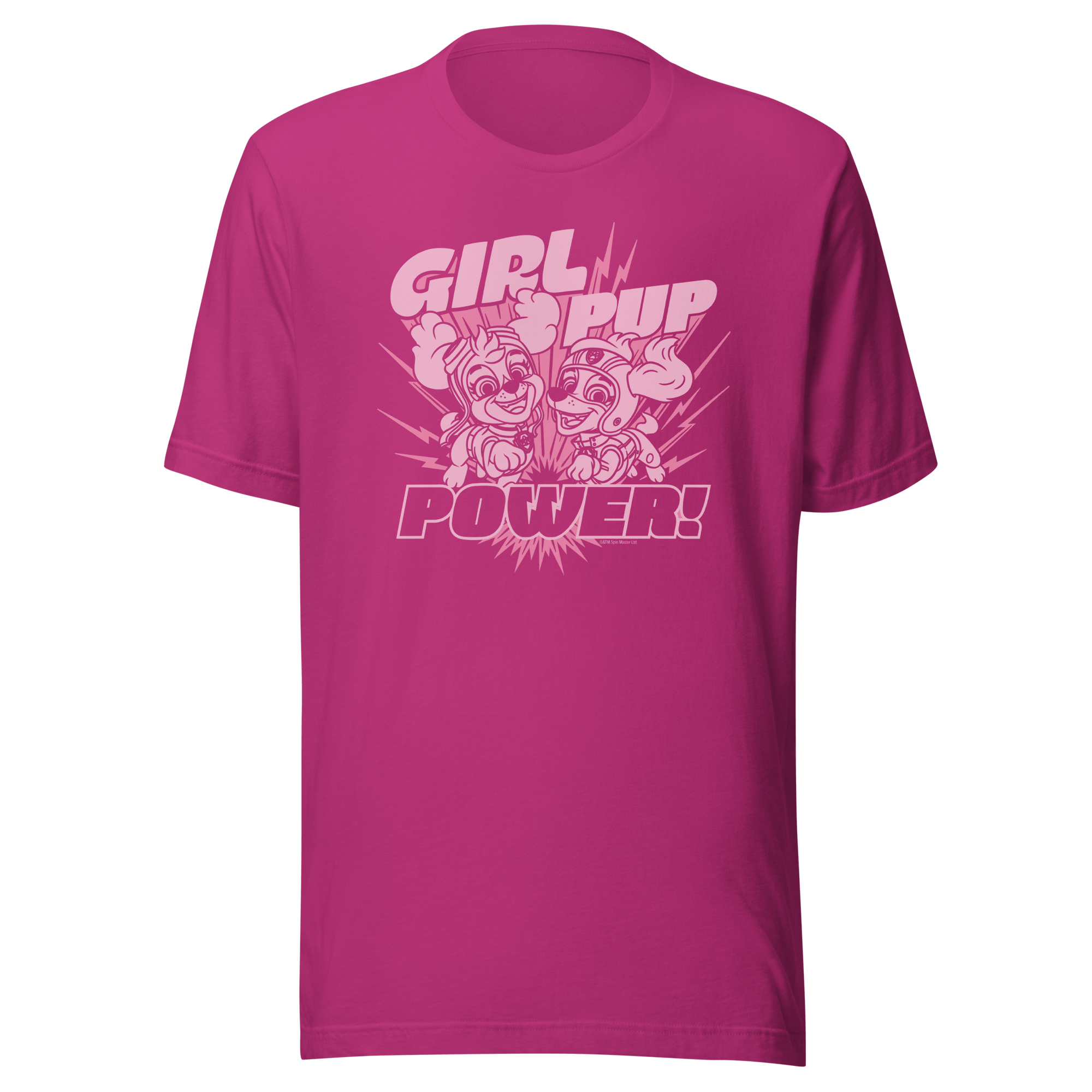 PAW Patrol Girl Pup Power Adult Short Sleeve T-Shirt