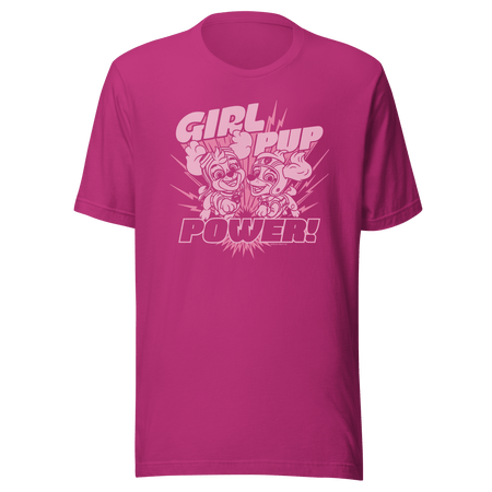 PAW Patrol Girl Pup Power Adult Short Sleeve T - Shirt - Paramount Shop