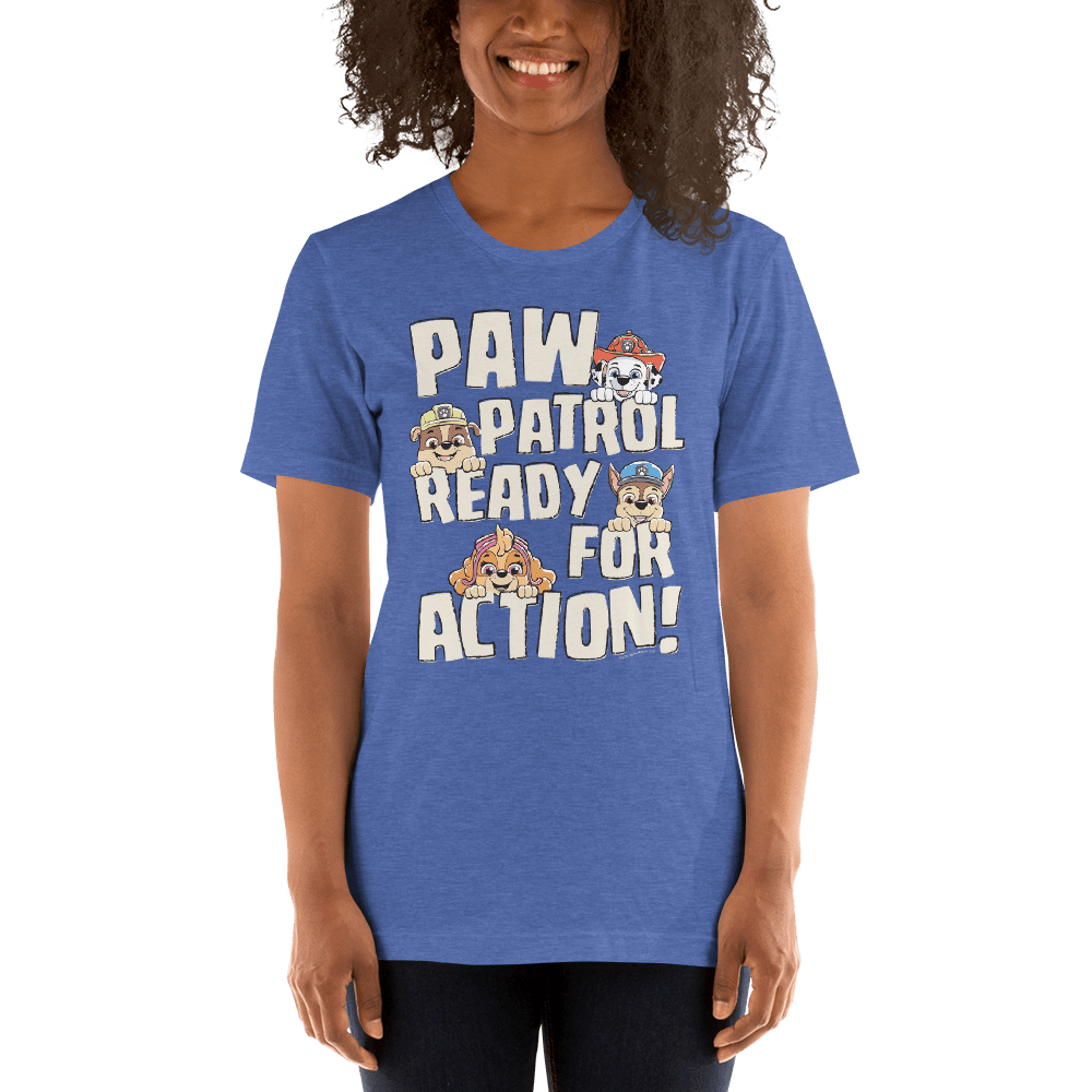 PAW Patrol Ready For Action Adult Short Sleeve T - Shirt - Paramount Shop