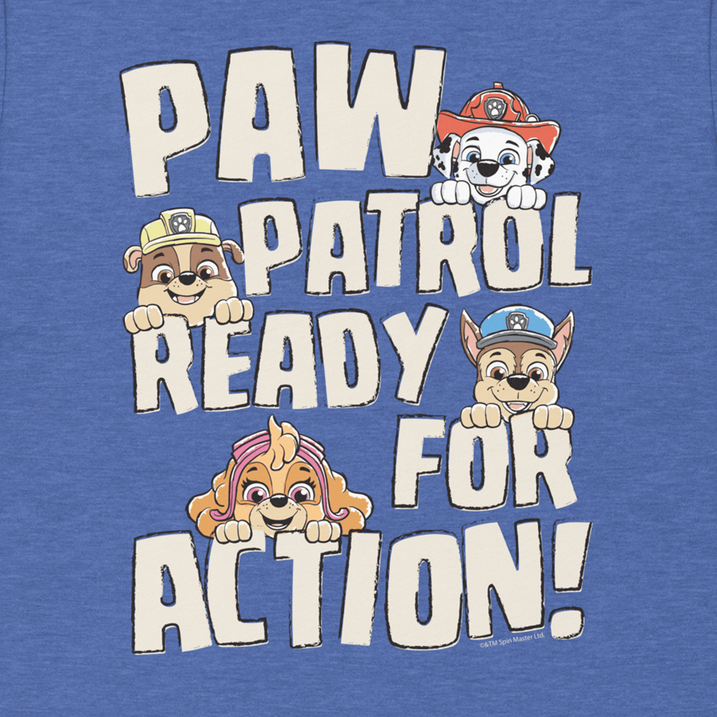 PAW Patrol Ready For Action Adult Short Sleeve T - Shirt - Paramount Shop