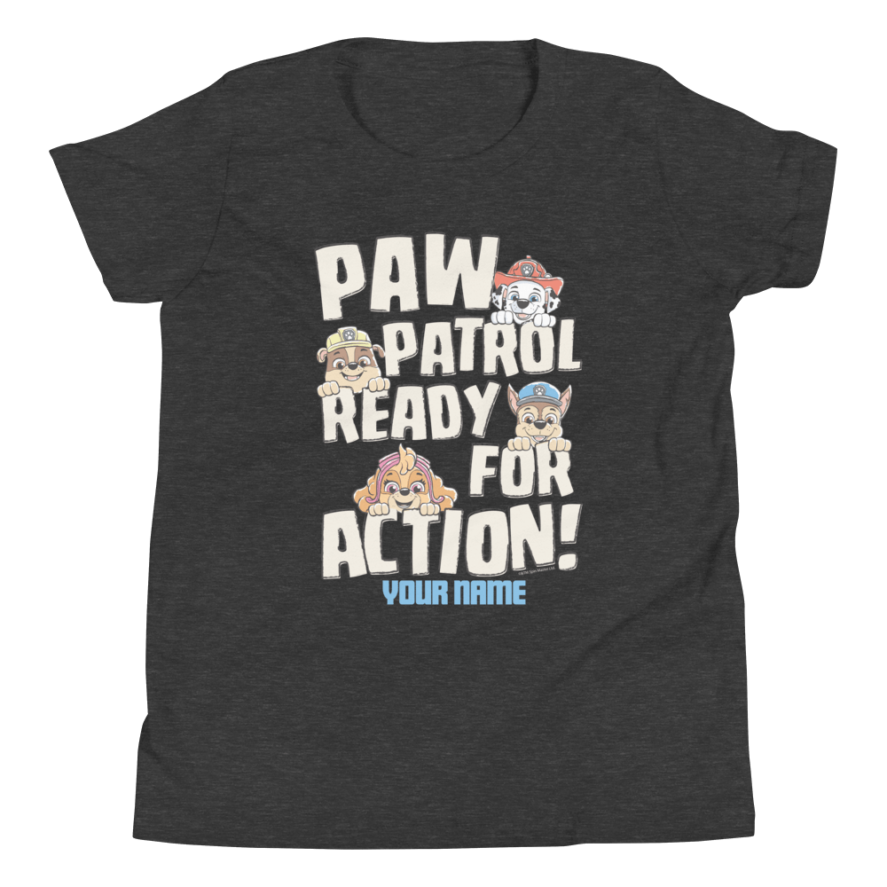 PAW Patrol Ready For Action Personalized Kids Premium T - Shirt - Paramount Shop