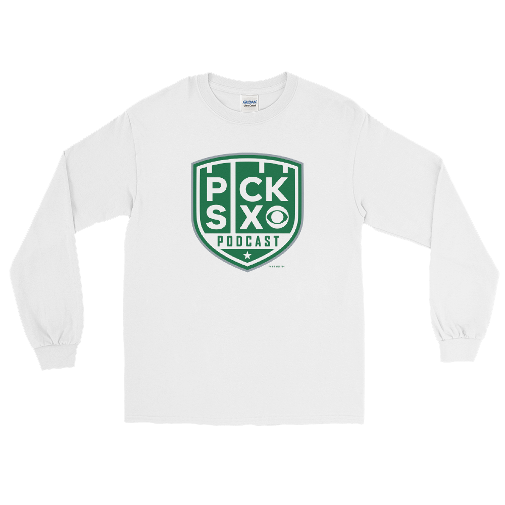 Pick Six Podcast Logo Adult Long Sleeve T - Shirt - Paramount Shop