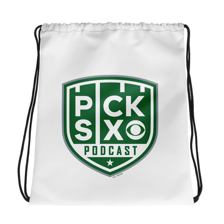 Pick Six Podcast Logo Drawstring Bag - Paramount Shop