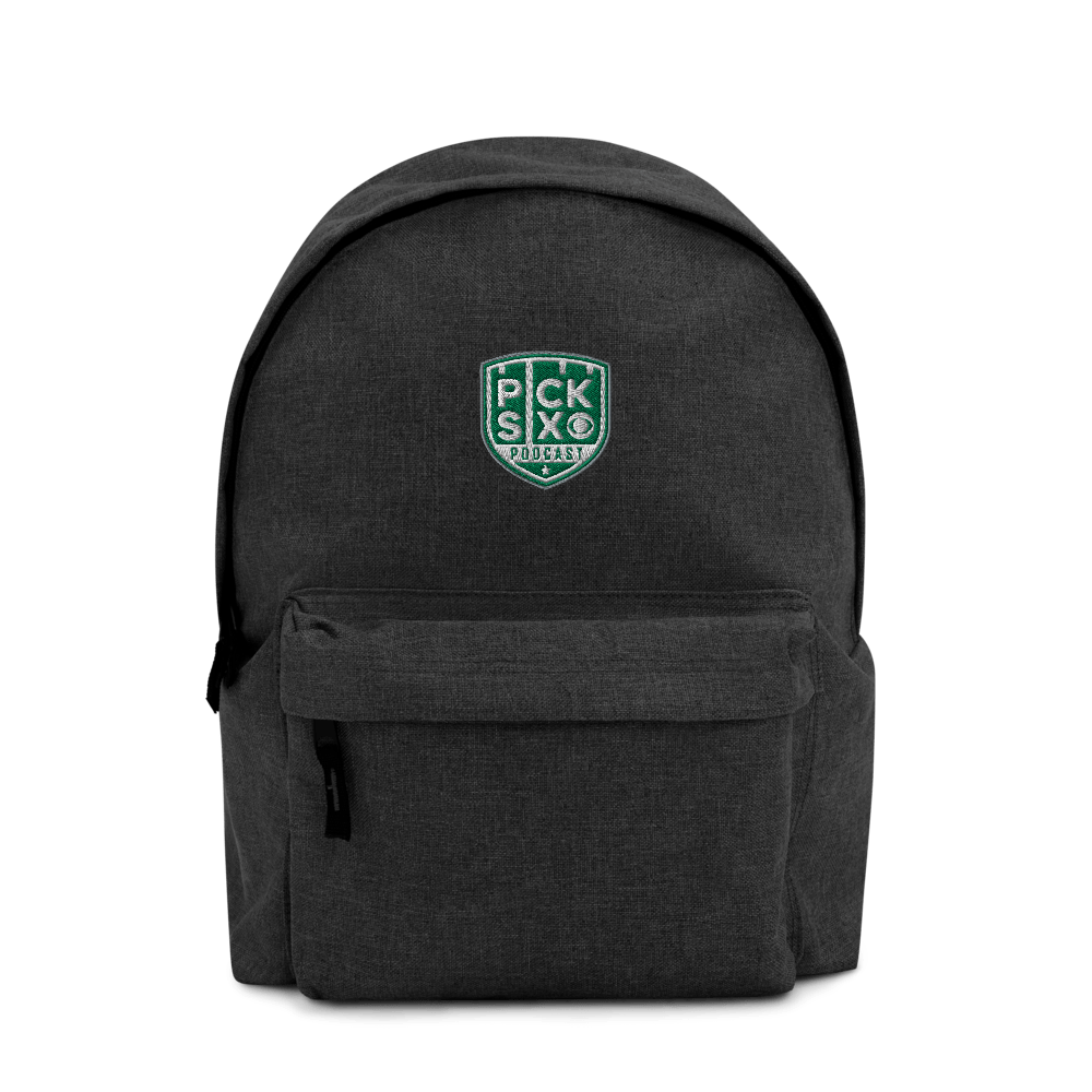 Pick Six Podcast Logo Embroidered Backpack - Paramount Shop