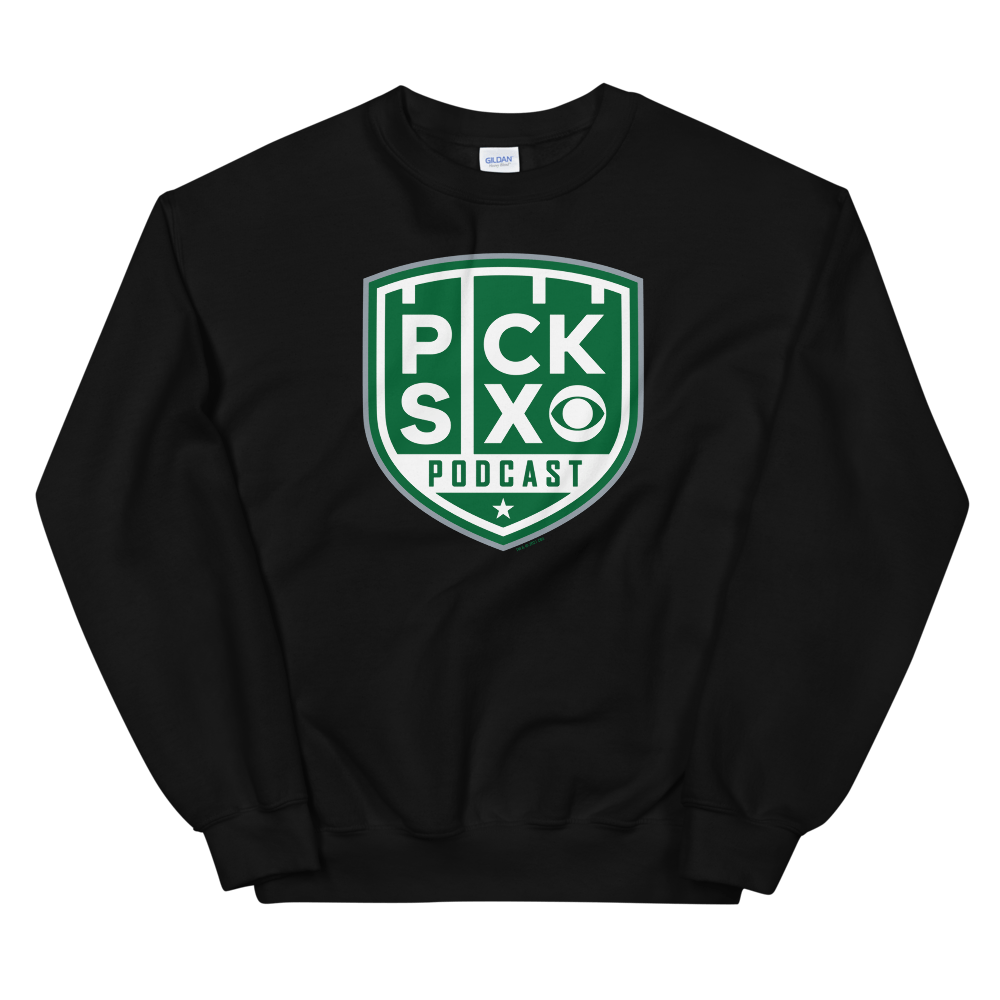Pick Six Podcast Logo Fleece Crewneck Sweatshirt - Paramount Shop