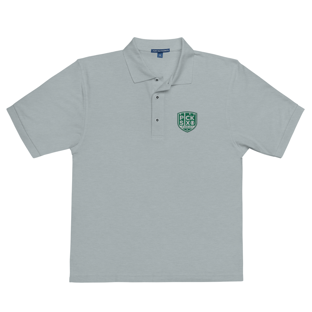 Pick Six Podcast Logo Premium Polo Shirt - Paramount Shop