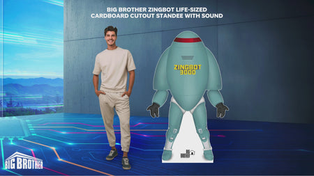 Big Brother Zingbot, muñeco de cartón con sonido