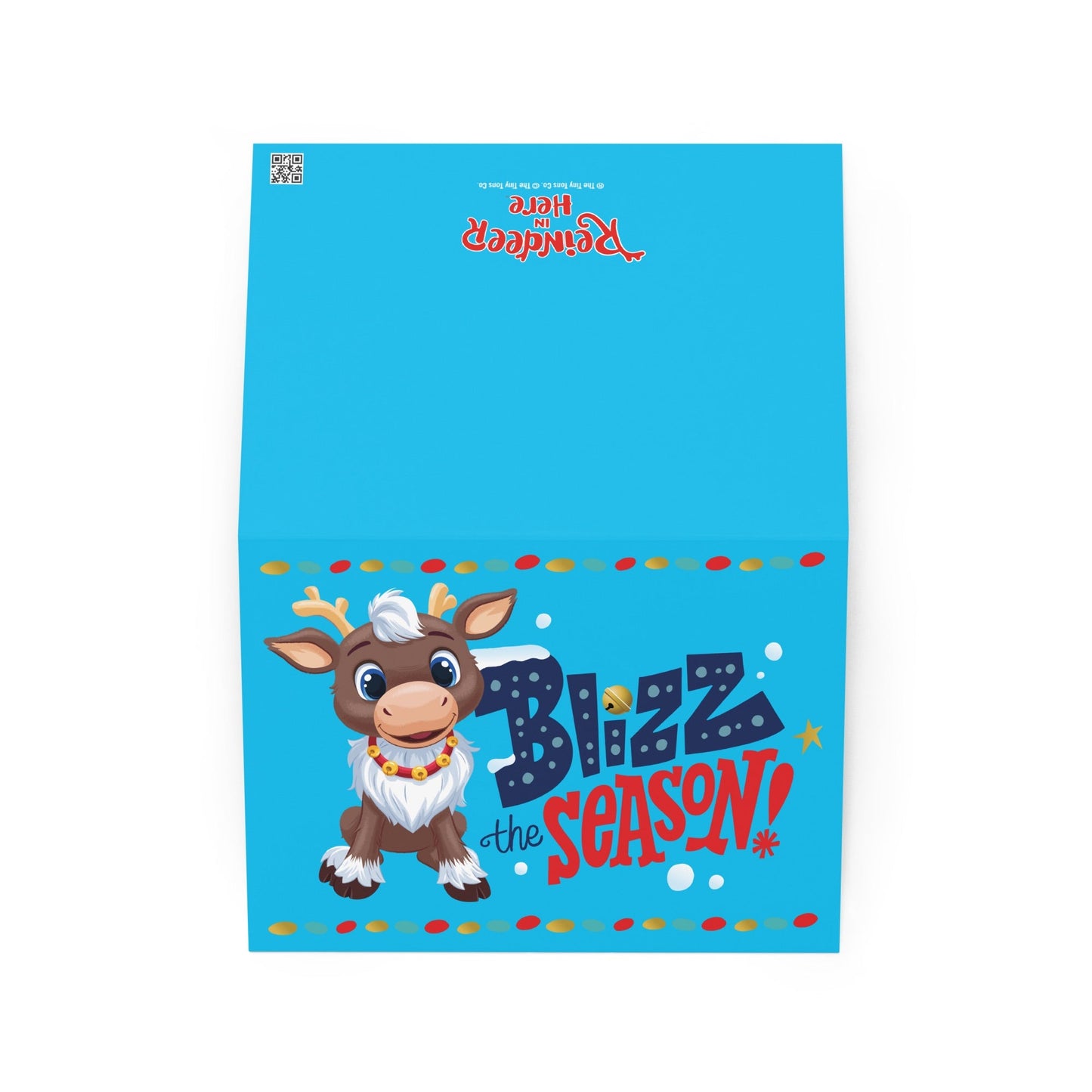 Reindeer in Here Blizz the Season Holiday Card - Paramount Shop