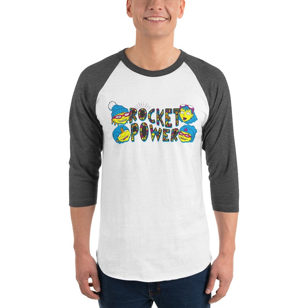 Rocket Power Gang Adult 3/4 Sleeve Raglan Shirt - Paramount Shop