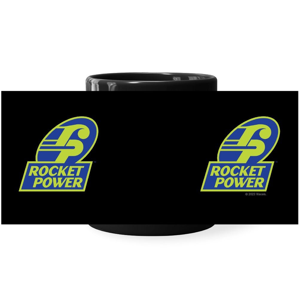 Rocket Power Logo Black Mug - Paramount Shop
