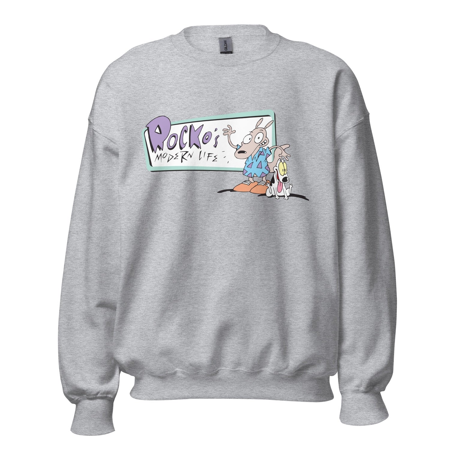 Rocko's Modern Life Logo Adult Crewneck Sweatshirt - Paramount Shop