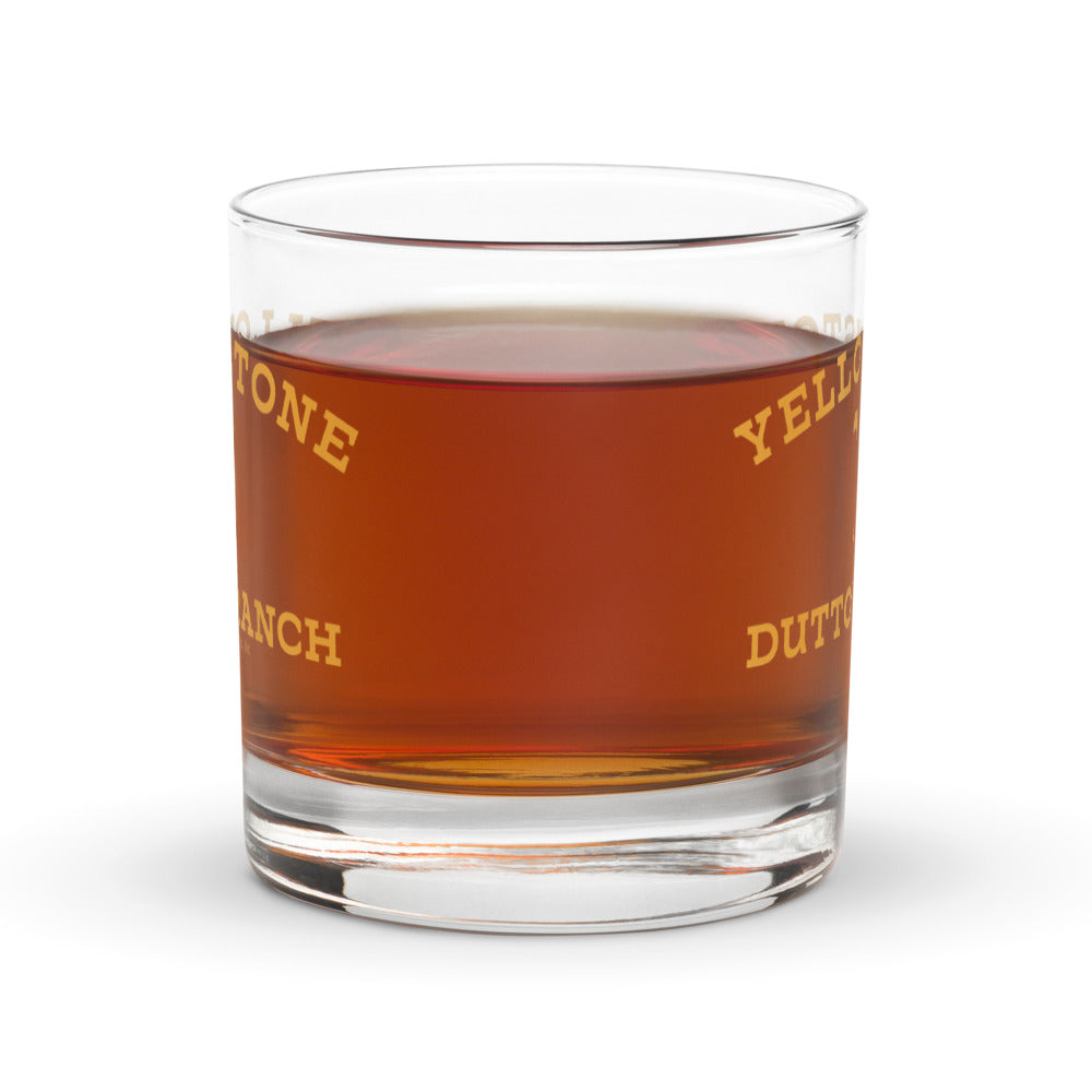 Yellowstone Ranch Dutton Logo Verre de roche