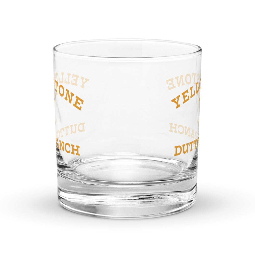 Yellowstone Ranch Dutton Logo Verre de roche