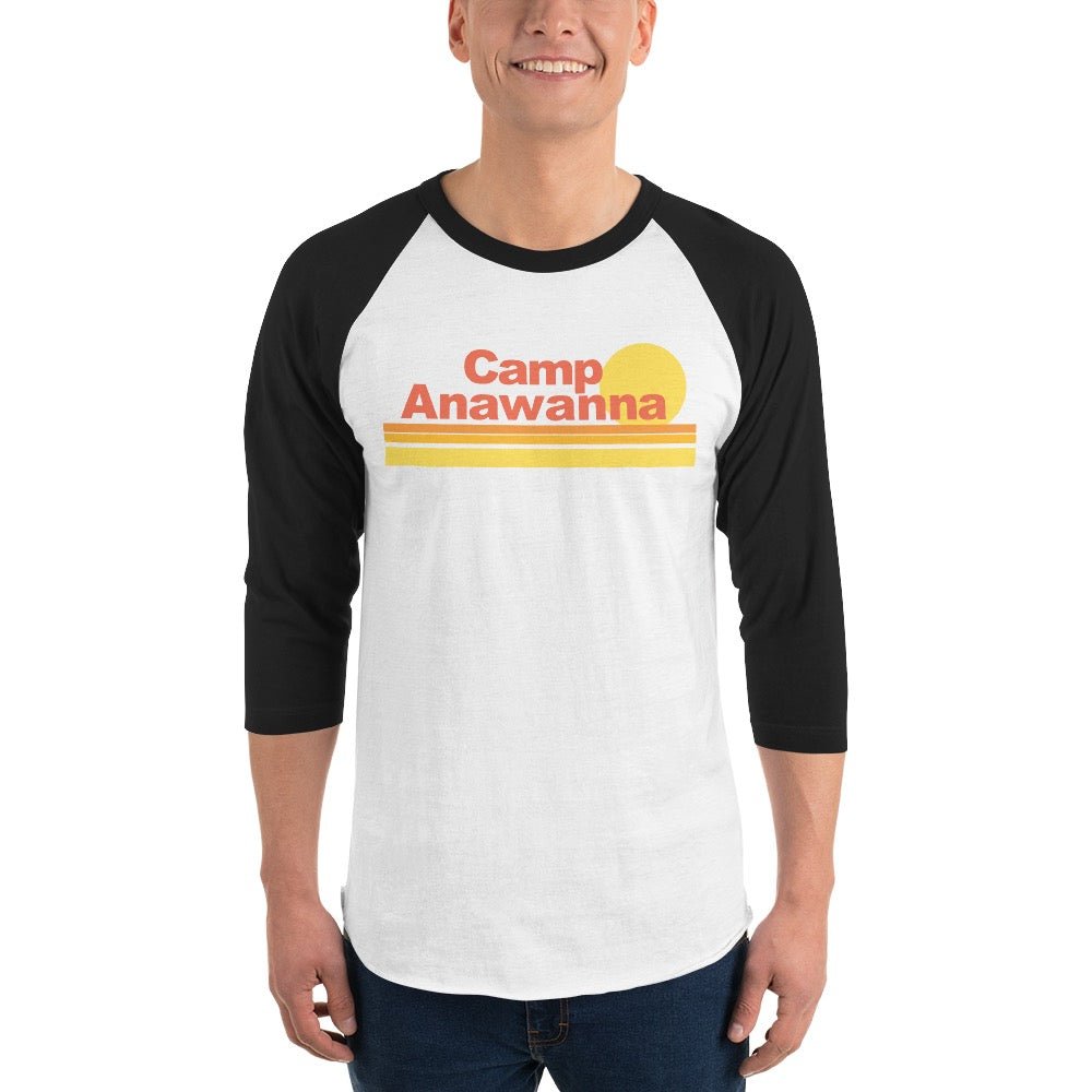Salute Your Shorts Camp Anawanna Sunrise Unisex 3/4 Sleeve Raglan Shirt - Paramount Shop