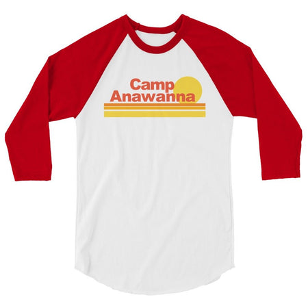 Salute Your Shorts Camp Anawanna Sunrise Unisex 3/4 Sleeve Raglan Shirt - Paramount Shop