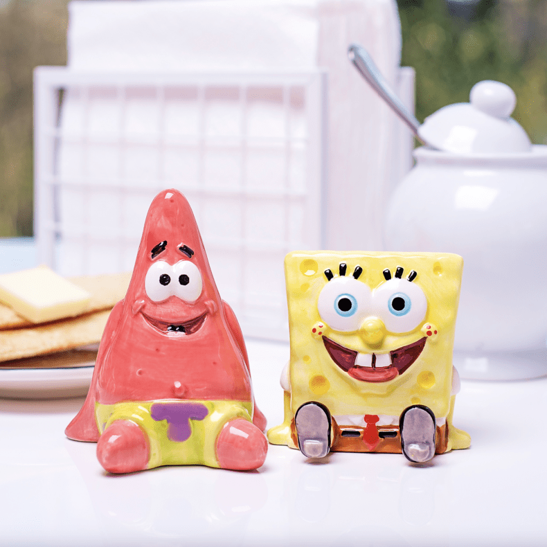 SpongeBob SquarePants and Patrick Salt and Pepper Shaker Set