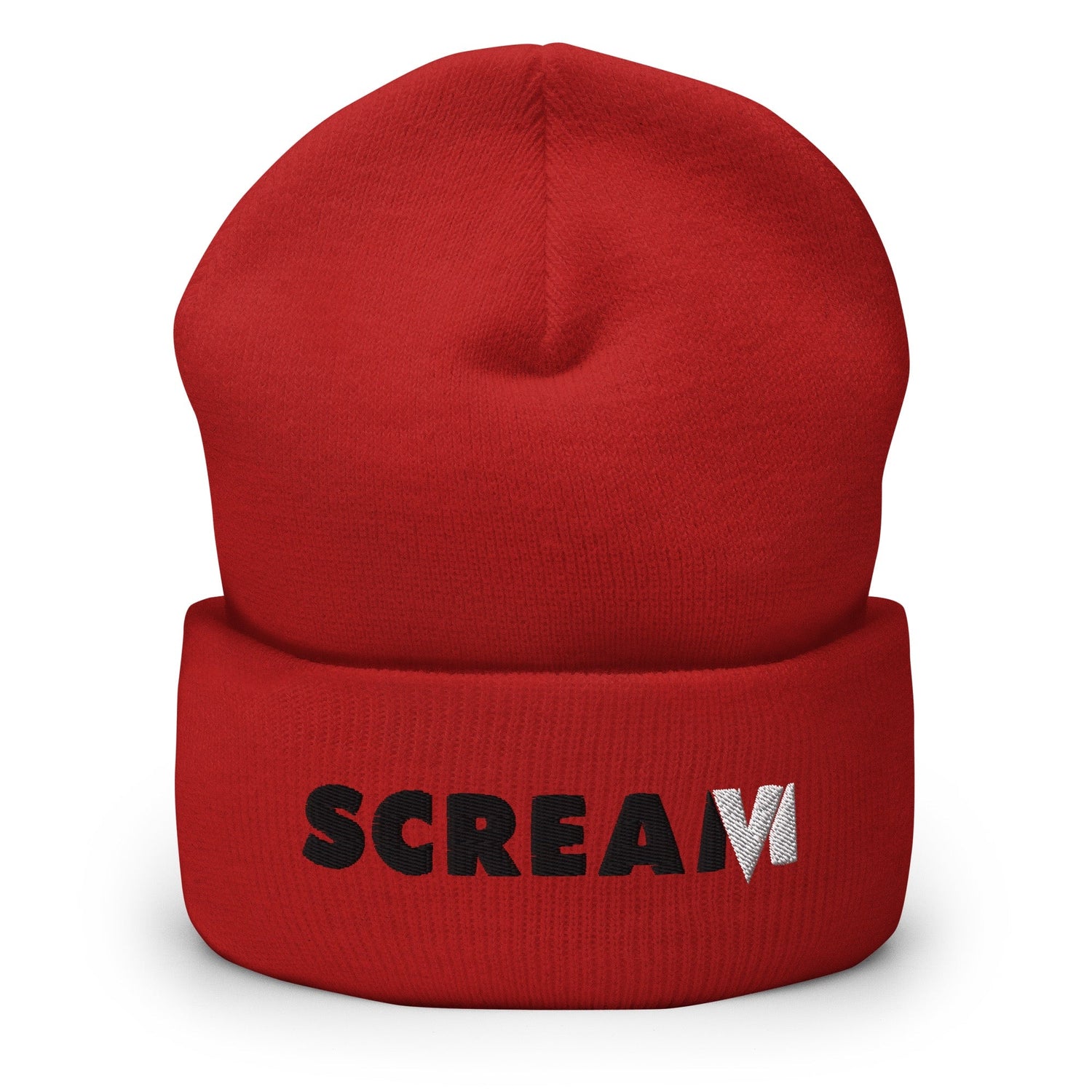 Scream VI Logo Embroidered Cuffed Beanie - Paramount Shop