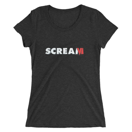 Scream VI Logo Women's Tri - Blend Short Sleeve T - Shirt - Paramount Shop
