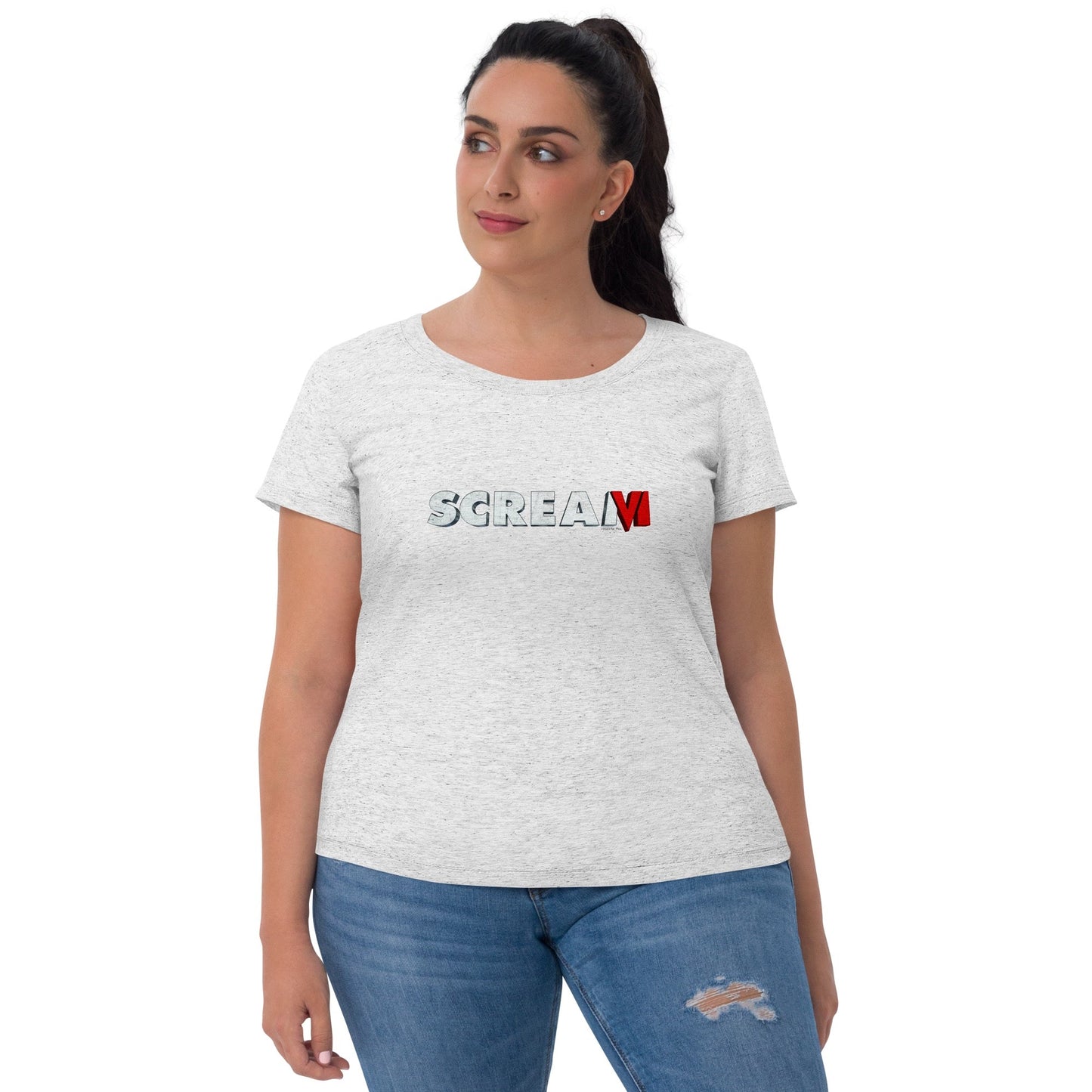 Scream VI Logo Women's Tri - Blend Short Sleeve T - Shirt - Paramount Shop