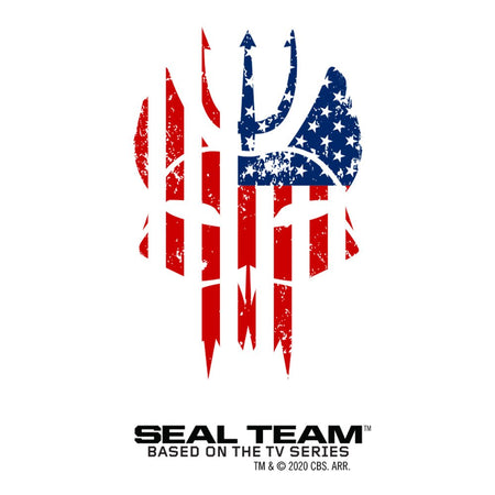 SEAL Team Bravo American Flag 20 oz Screw Top Water Bottle with Straw - Paramount Shop