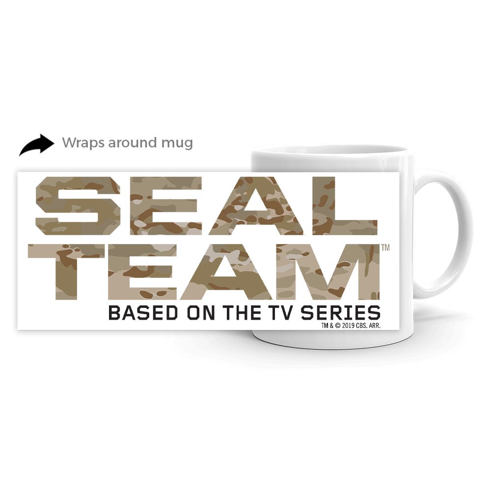 SEAL Team Camouflage Logo White Mug - Paramount Shop