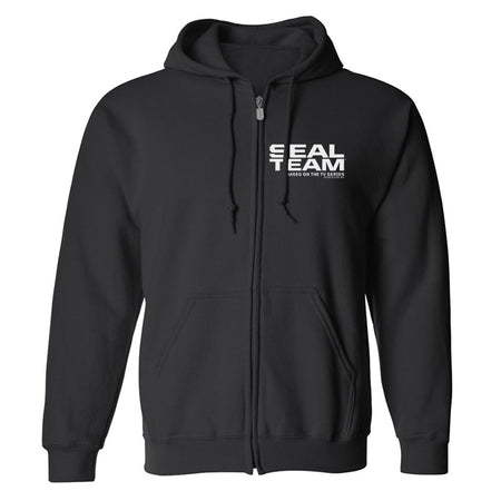 SEAL Team Logo Fleece Zip - Up Hooded Sweatshirt - Paramount Shop