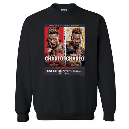 SHO Championship Boxing Charlo Doubleheader Fleece Crewneck Sweatshirt - Paramount Shop
