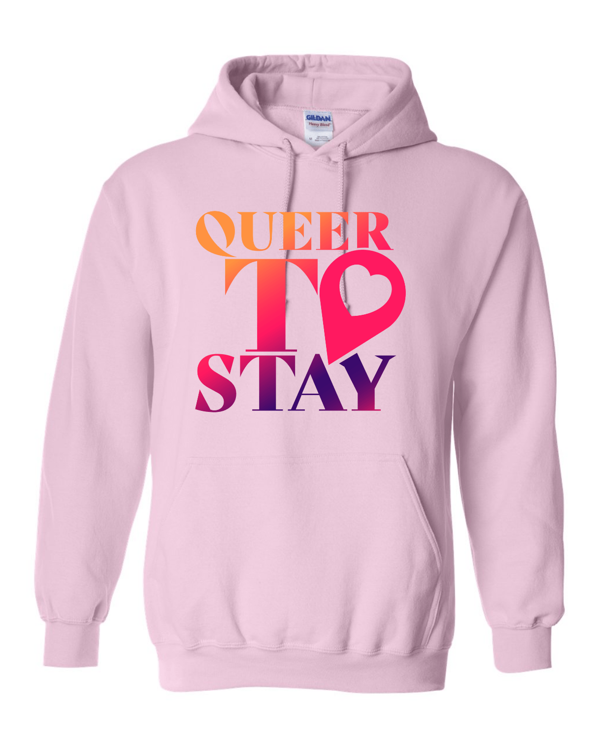 SHOWTIME Queer to Stay Logo Fleece Hooded Sweatshirt - Paramount Shop