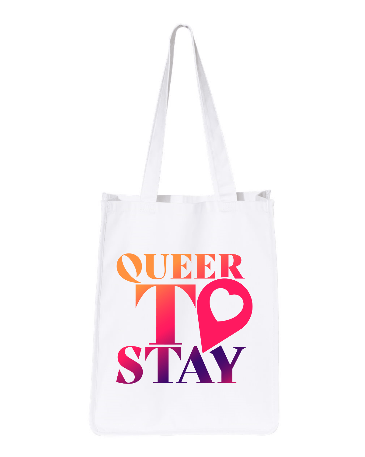 SHOWTIME Queer to Stay Logo Jumbo Tote Bag - Paramount Shop
