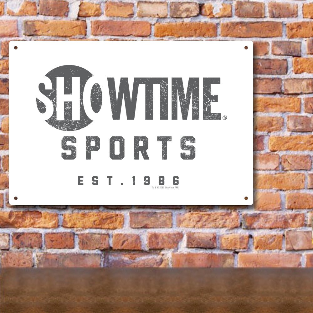 SHOWTIME Sports Est. 1986 Metal Sign - Paramount Shop