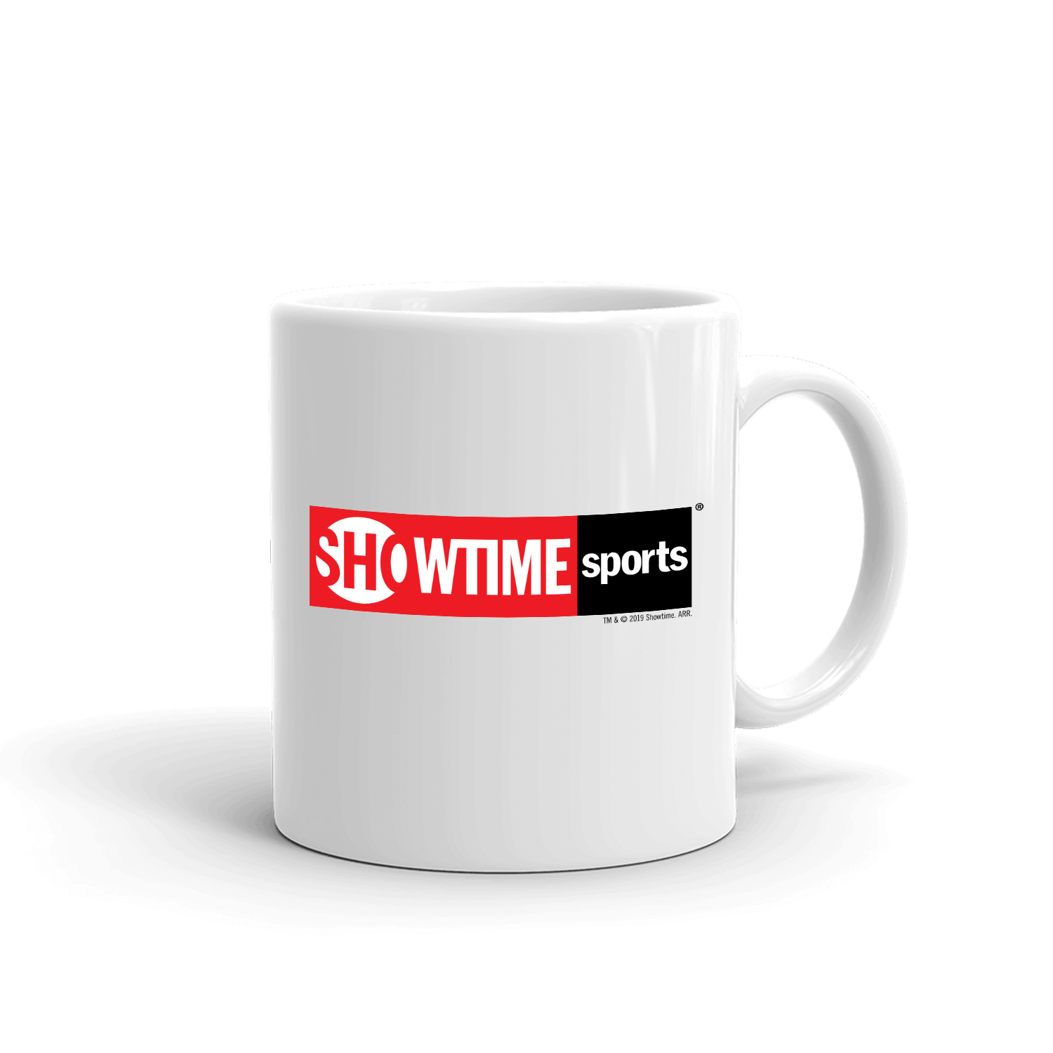 SHOWTIME Sports Red Logo White Mug - Paramount Shop