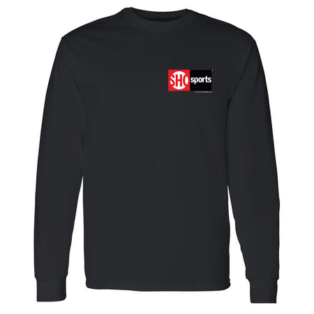 SHOWTIME Sports SHO Sports Red Bug Logo Adult Long Sleeve T - Shirt - Paramount Shop