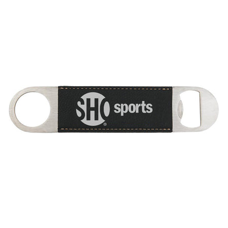 SHOWTIME Sports SHO Sports Red Bug Outline Logo Leather Bottle Opener - Paramount Shop