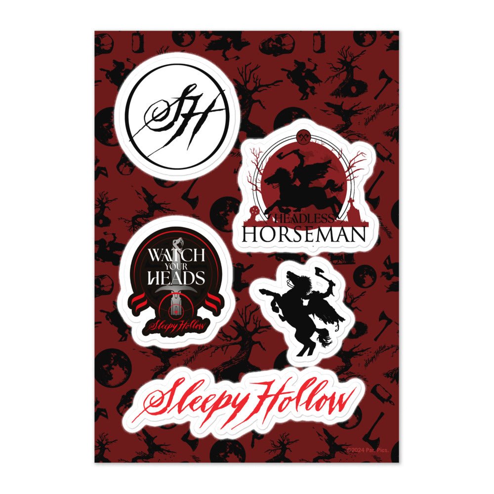 Sleepy Hollow Icons Sticker Sheet - Paramount Shop