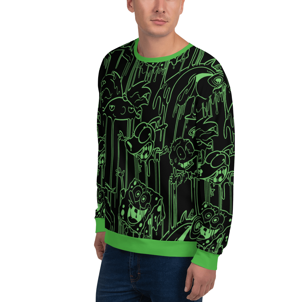 Slime Character Drip Unisex Crew Neck Sweatshirt - Paramount Shop
