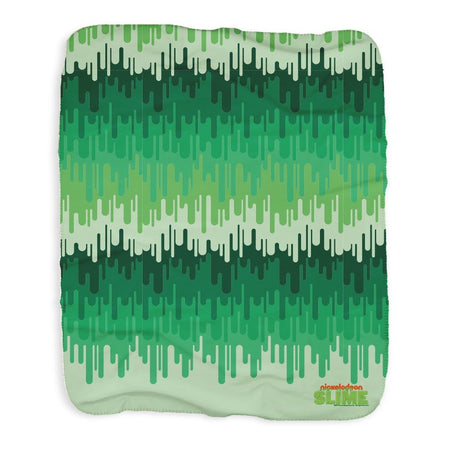 Slime Ombre Green Grey Sherpa Blanket - Paramount Shop