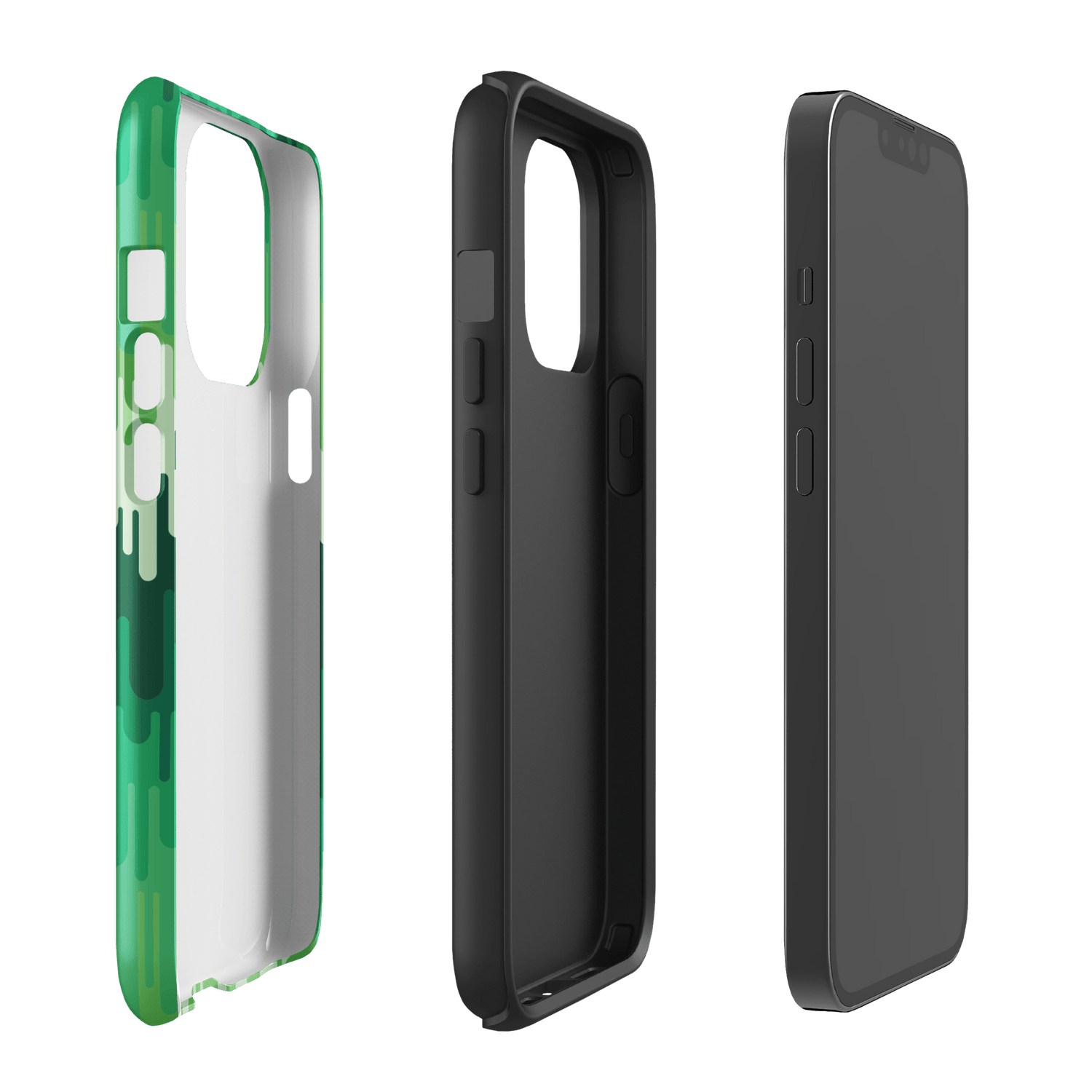 Slime Ombre Green Tough Phone Case - iPhone - Paramount Shop