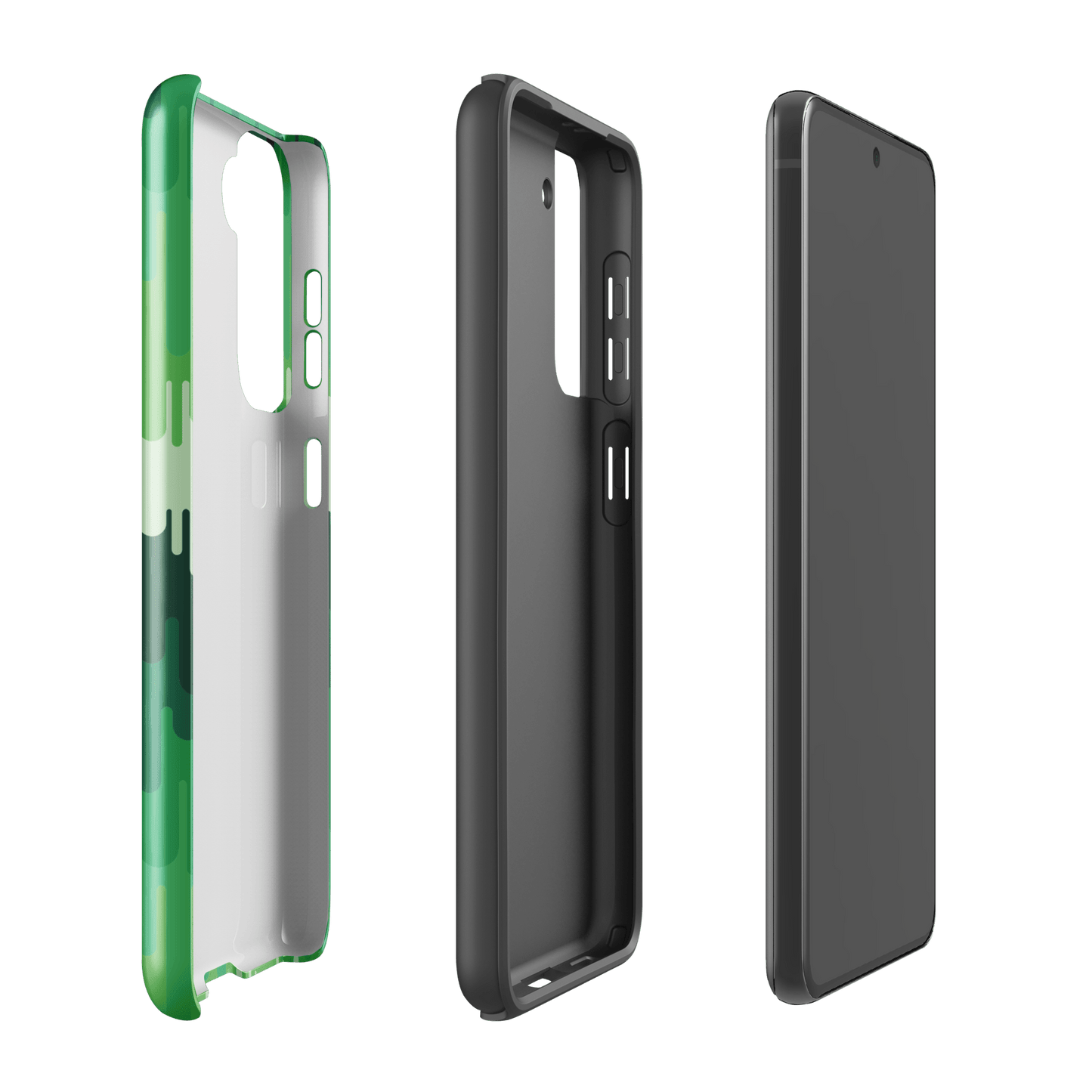 Slime Ombre Green Tough Phone Case - Samsung - Paramount Shop