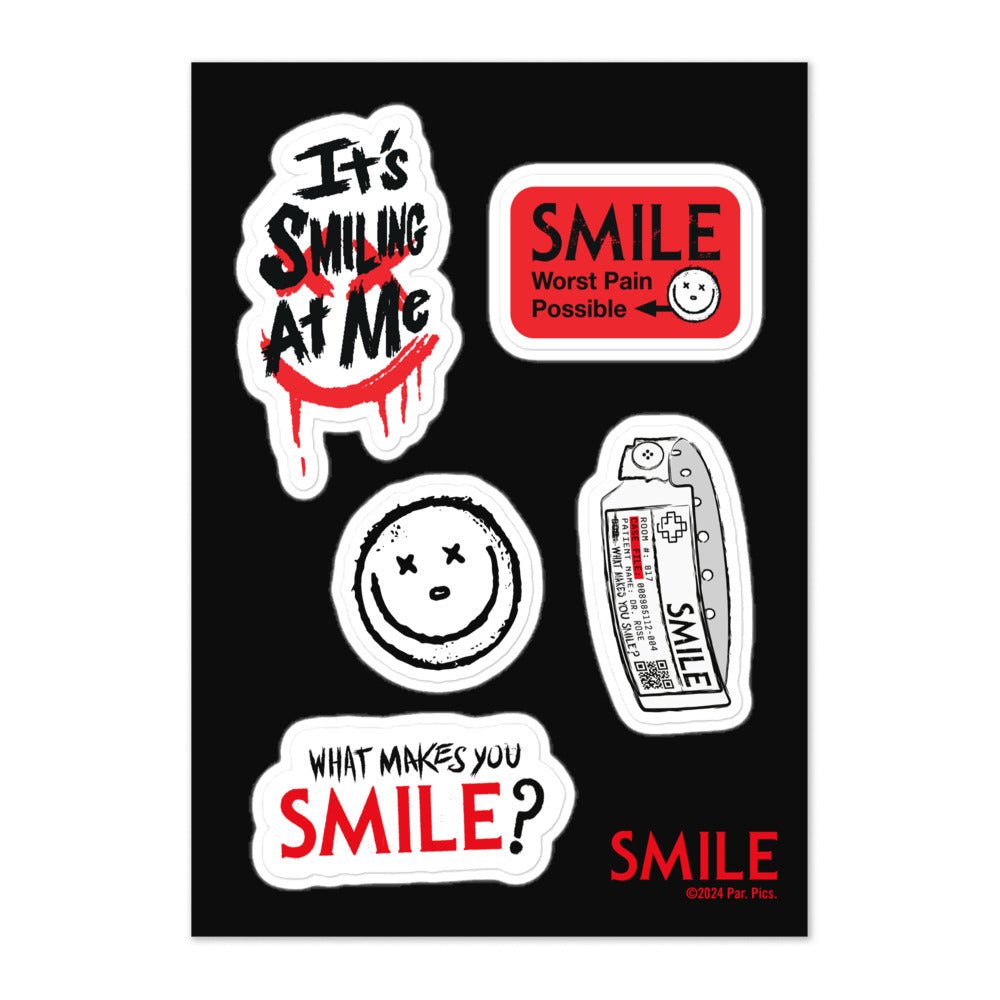 Smile Icons Sticker Sheet – Paramount Shop