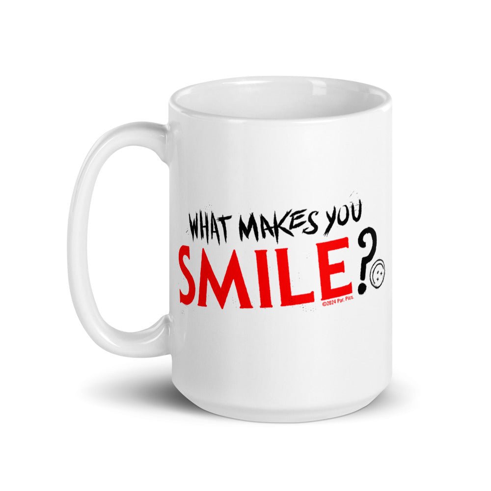 Smile What Makes You Smile? Mug - Paramount Shop