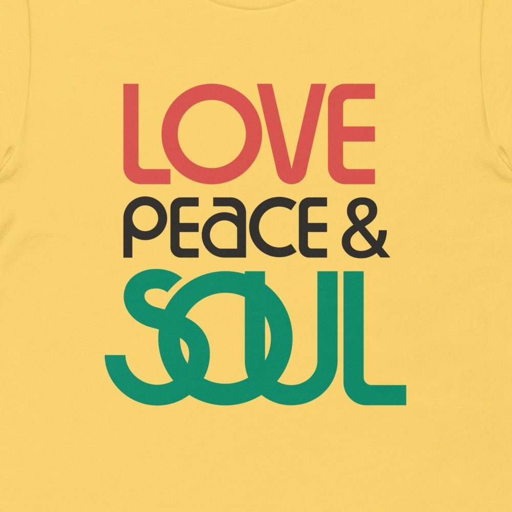 Soul Train Love Peace and Soul T - Shirt - Paramount Shop