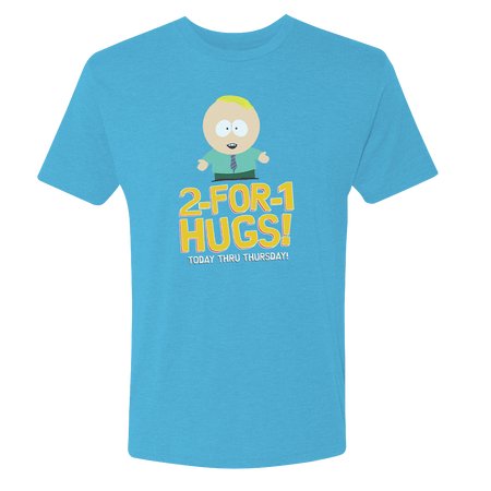 South Park 2 For 1 Hugs Tri - Blend Short Sleeve T - Shirt - Paramount Shop