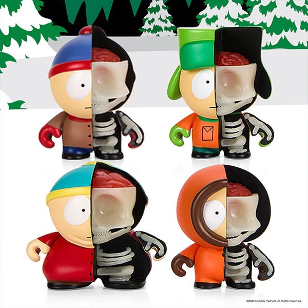 South Park Anatomy Boys 4 - Pack Kidrobot Vinyl Figures - Paramount Shop