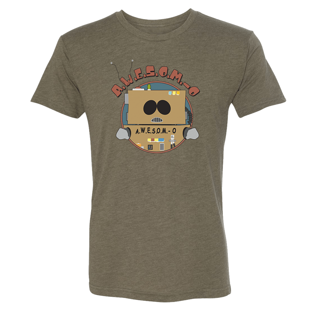 South Park Awesom - o Robot Men's Tri - Blend T - Shirt - Paramount Shop