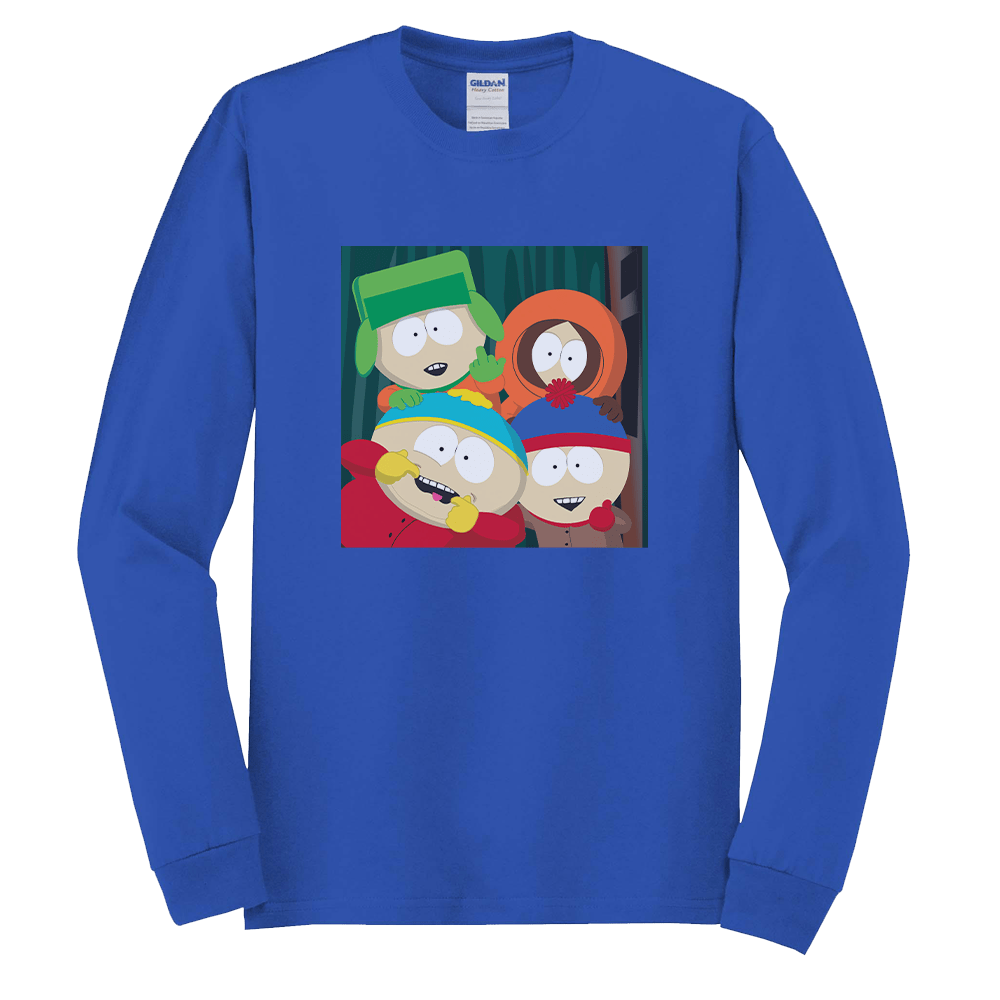 South Park Boys Picture Adult Long Sleeve T - Shirt - Paramount Shop