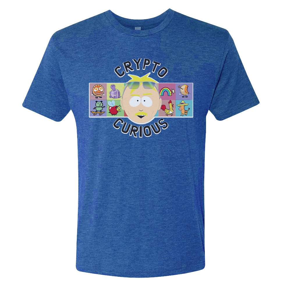 South Park Butters Crypto Curious Men's Tri - Blend T - Shirt - Paramount Shop